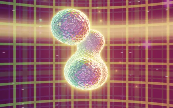 Chrome metaballs — a visual in Deep Trip Visuals: liquid chrome, neon reflections