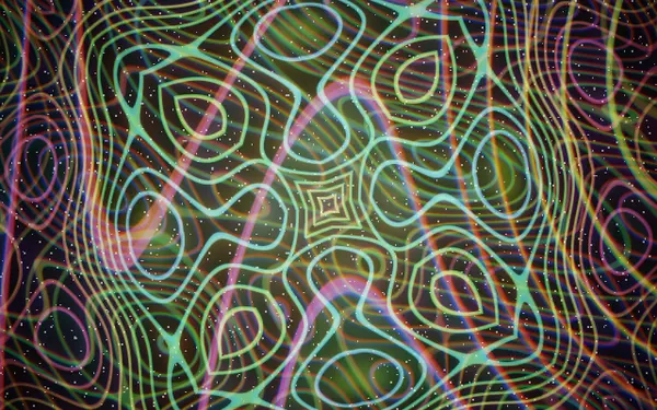 Plasma abyss — a visual in Deep Trip Visuals: plasma flight, electric filaments