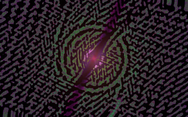 Turing skin visualizer in Deep Trip Apophene — feedback, reaction diffusion